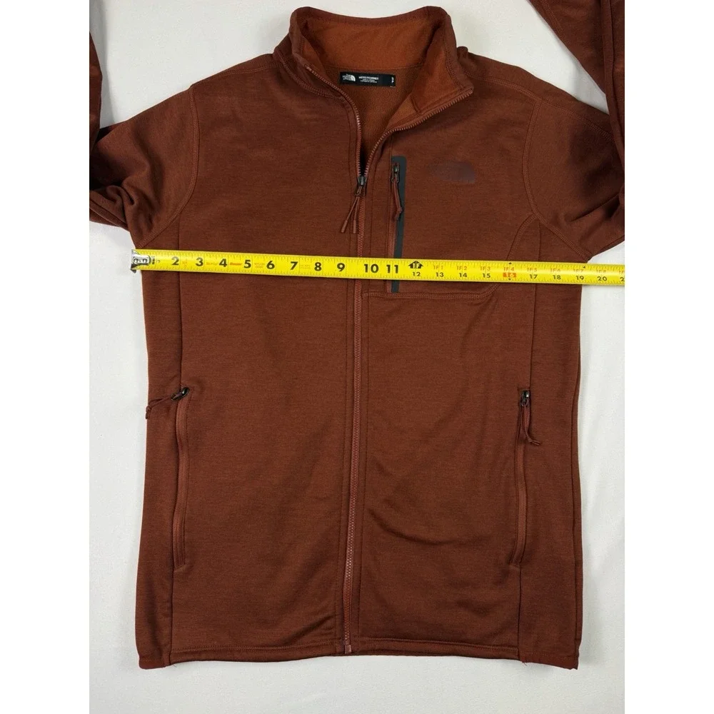 The North Face‎ Men Canyonlands Full Zip Fleece Jacket Brick House Red Heather S